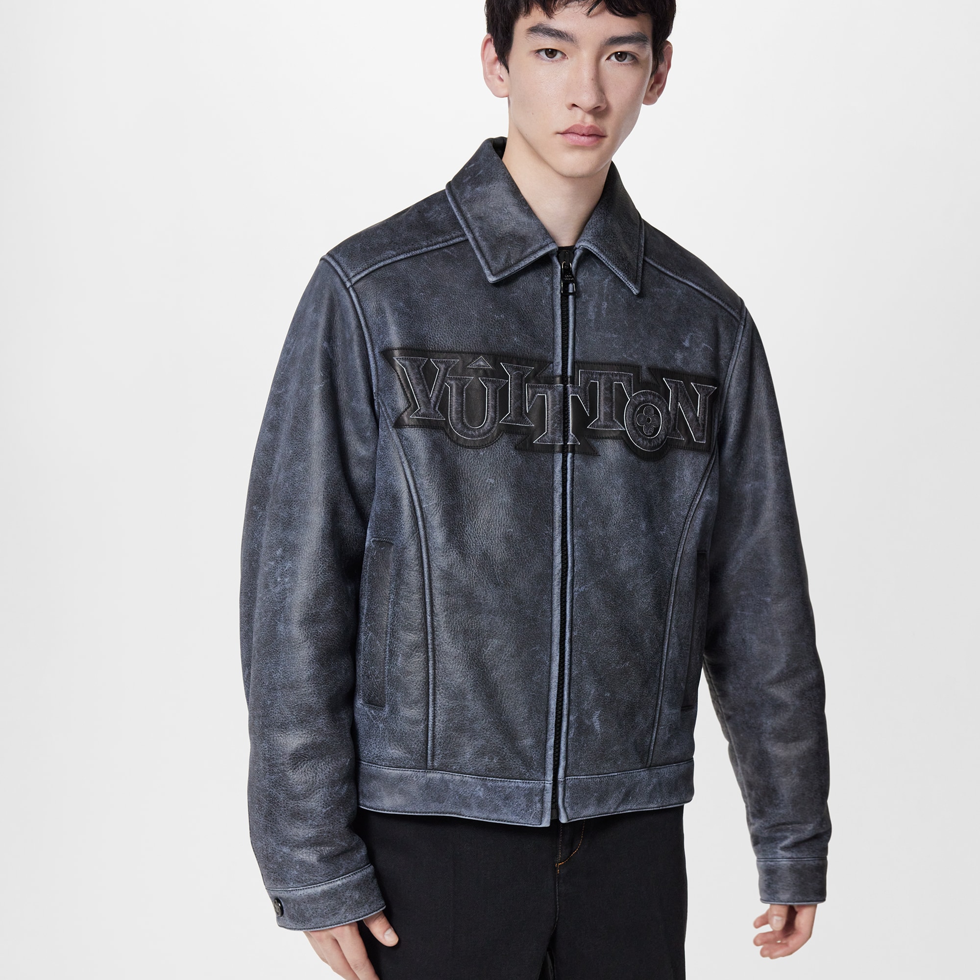 Leather Stadium Jacket - Ready to Wear | LOUIS VUITTON